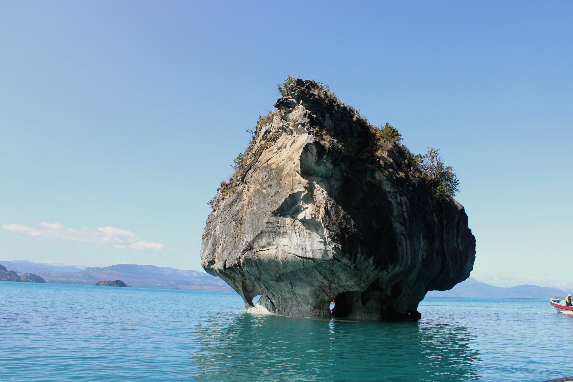 Catedrales de Mármol, Chile, Puerto Río Tranquilo